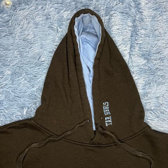 UNC Tar Heels Hooded Sweater Size Large Mens College Black Blue Carolina Sports - Picture 4 of 9